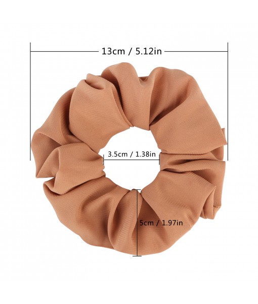 ONLY  US: Scrunchies for Hair Chiffon - 12 Pcs
